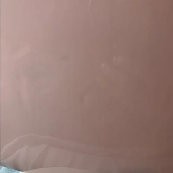 Blush Pink Patent Leather Structured Bag WGold-Tone handles & og Crossbody Strap - Picture 9 of 9